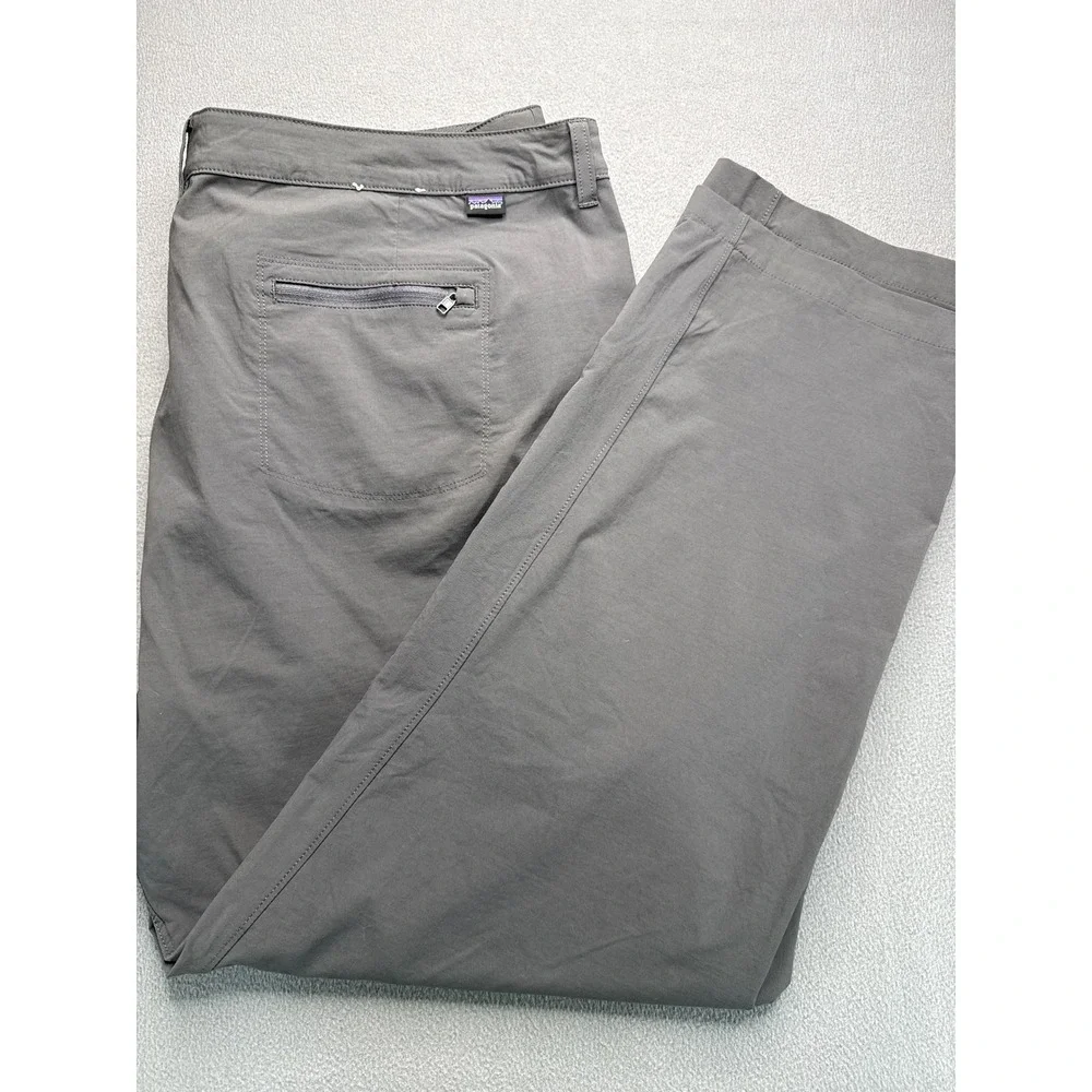 Patagonia Pants Women 22 Gray Quandary Hiking Outdoor‎ Straight Leg Stretch FGE